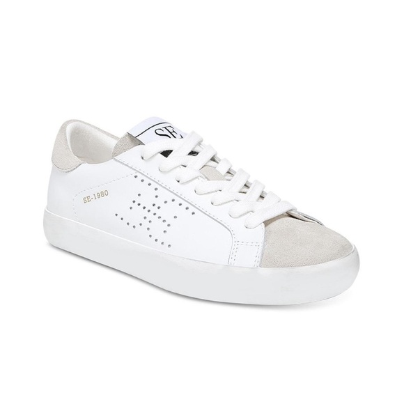 Sam Edelman Girls Aubrie Mini Sneakers, White, Little Kids 12 M Youth - Picture 1 of 13